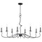 Maxim Lighting Padrona 8-Light Chandelier 27708BO - alternate 1